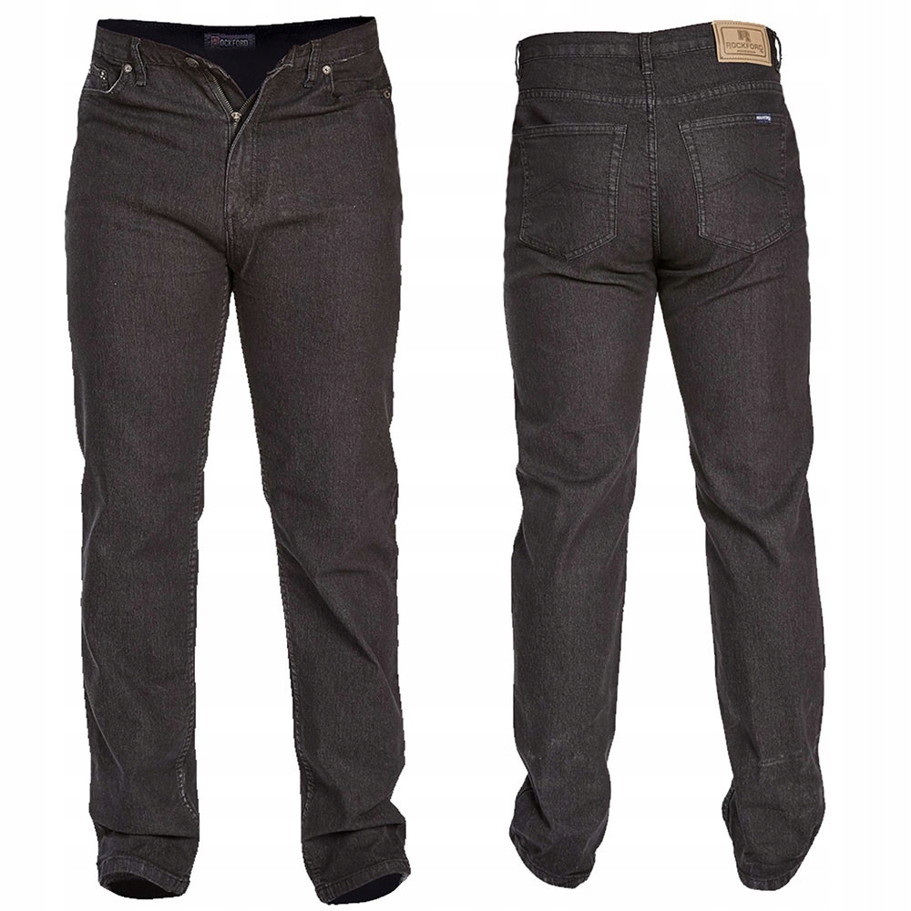 Rockford kalhoty pánské Carlos L:32 nadměrná velikost stretch černá 42