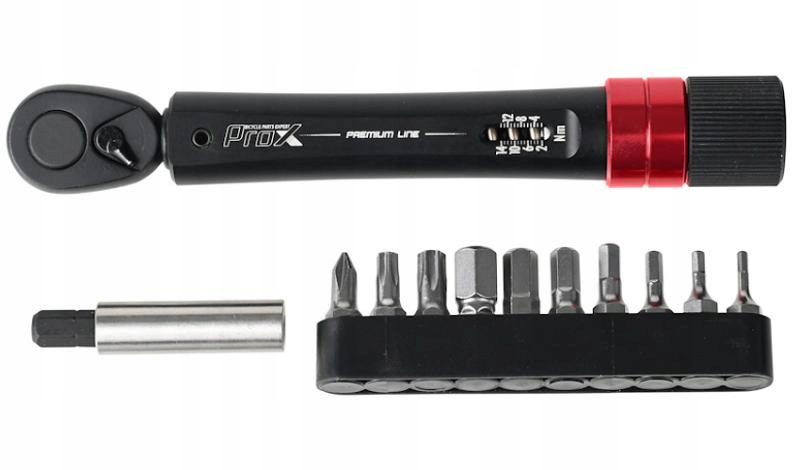 Klucz dynamometryczny Prox Premium Line 2-14NM 12 Części Czarny