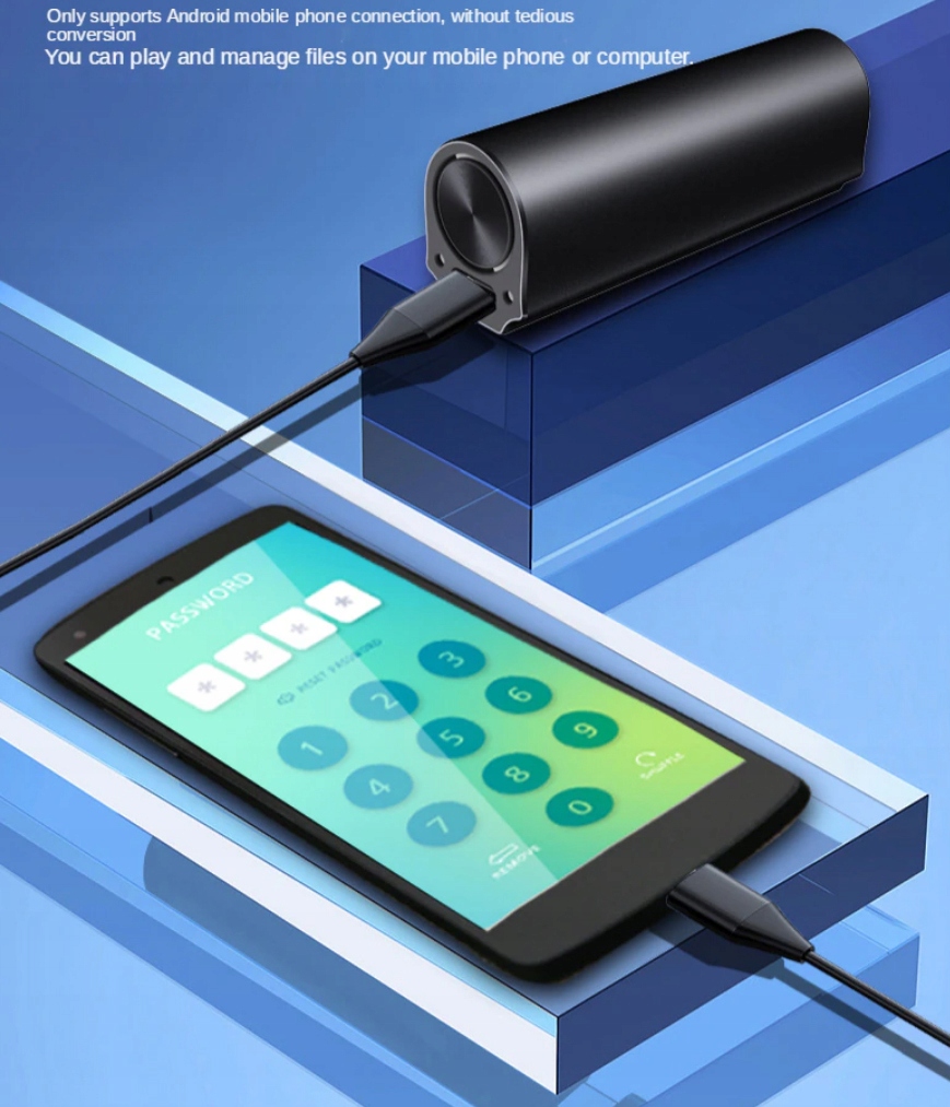 MINIATUROWY MAŁY DYKTAFON PODSŁUCH SZPIEGOWSKI DETEKCJA Z MAGNESEM Model 4est