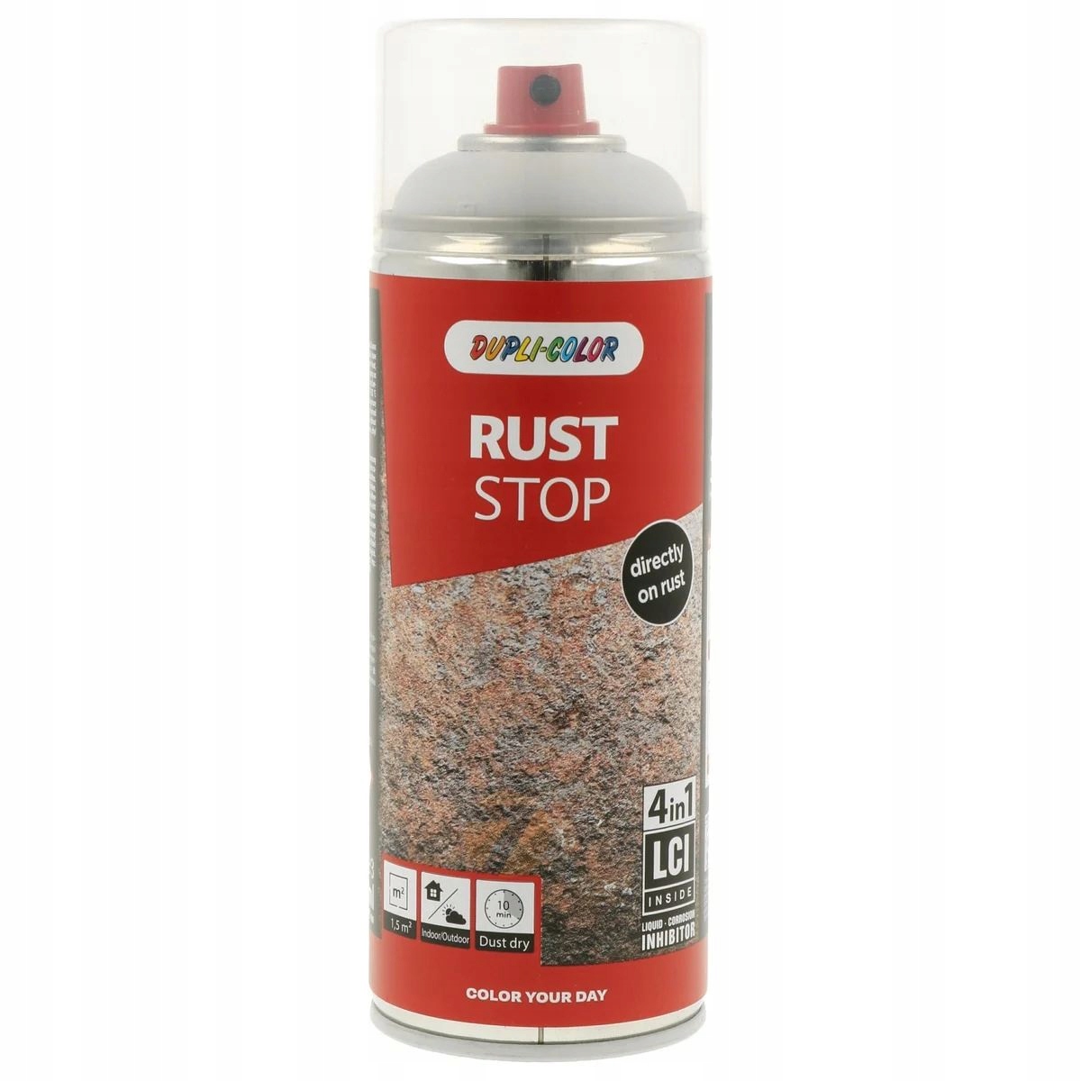 Lakier antykorozyjny Dupli-Color Rust Stop Ral 9005 głęboka czerń 400ml