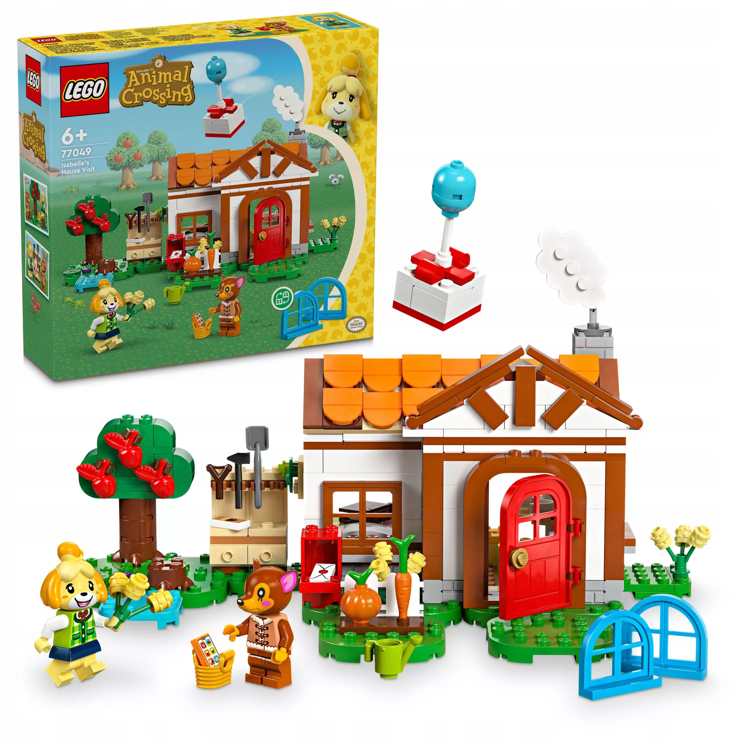 Lego Animal Crossing Návštěva Isabelle 77049