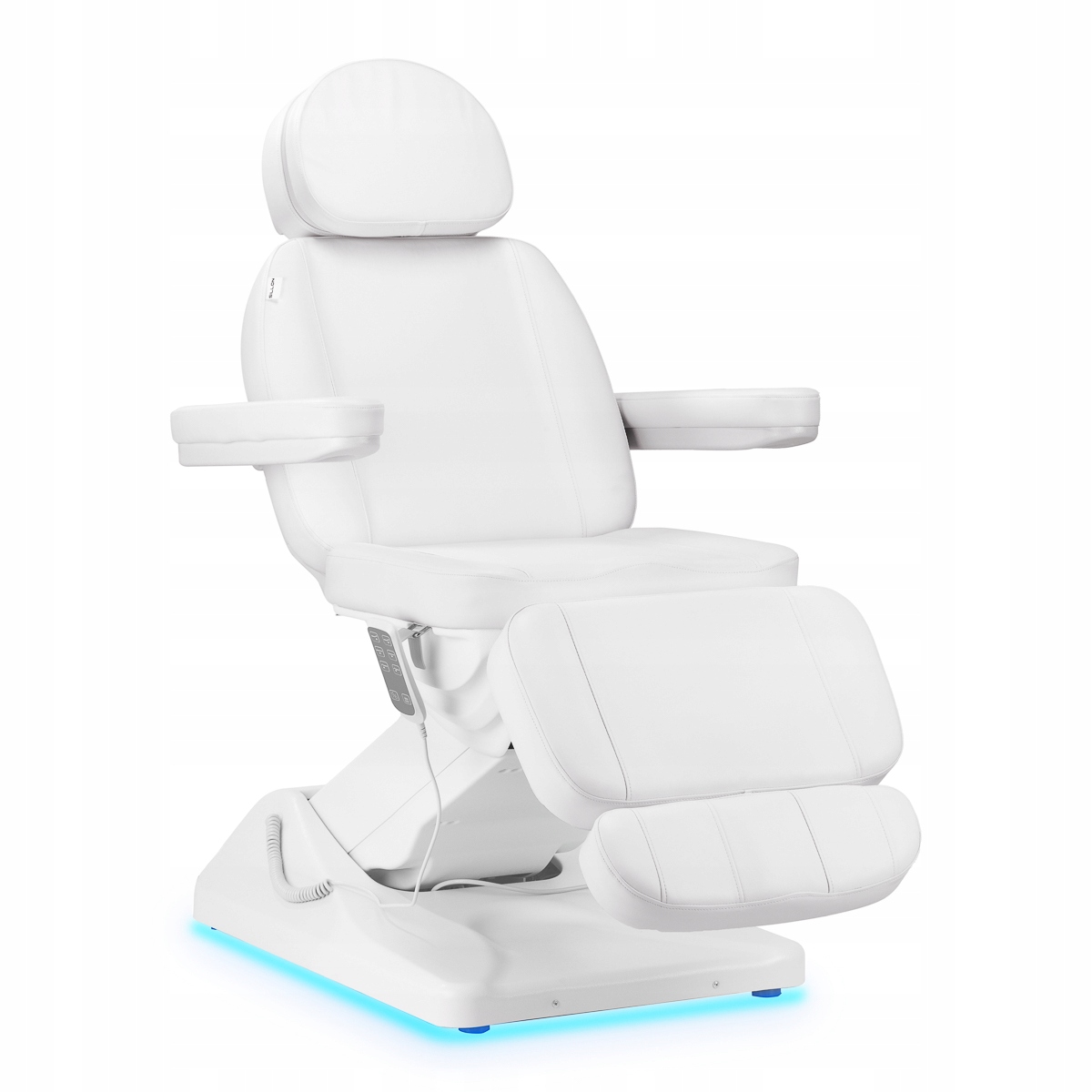Elektrické kosmetické křeslo Sillon Luxury 3 motory, bílá barva