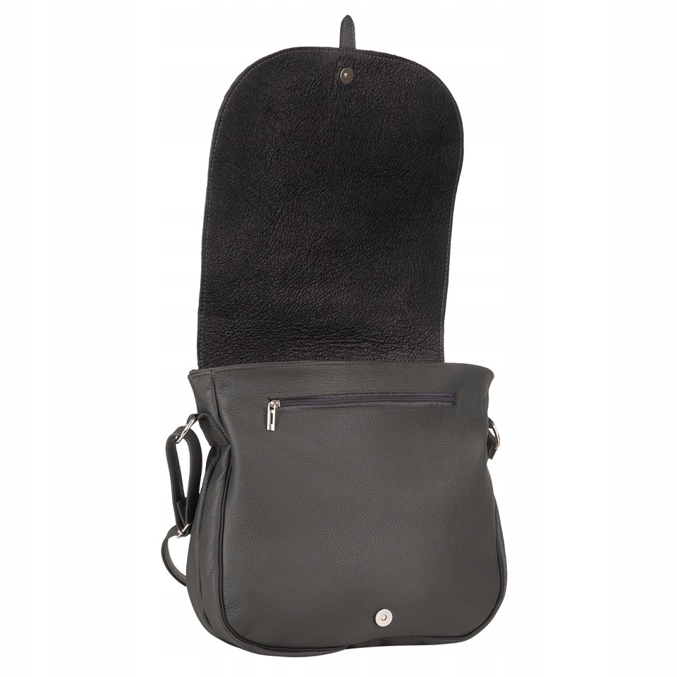 TOREBKA ZE SKÓRY LISTONOSZKA SKÓRZANA TORBA SKÓRA NATURALNA A4 Liczba komór 1