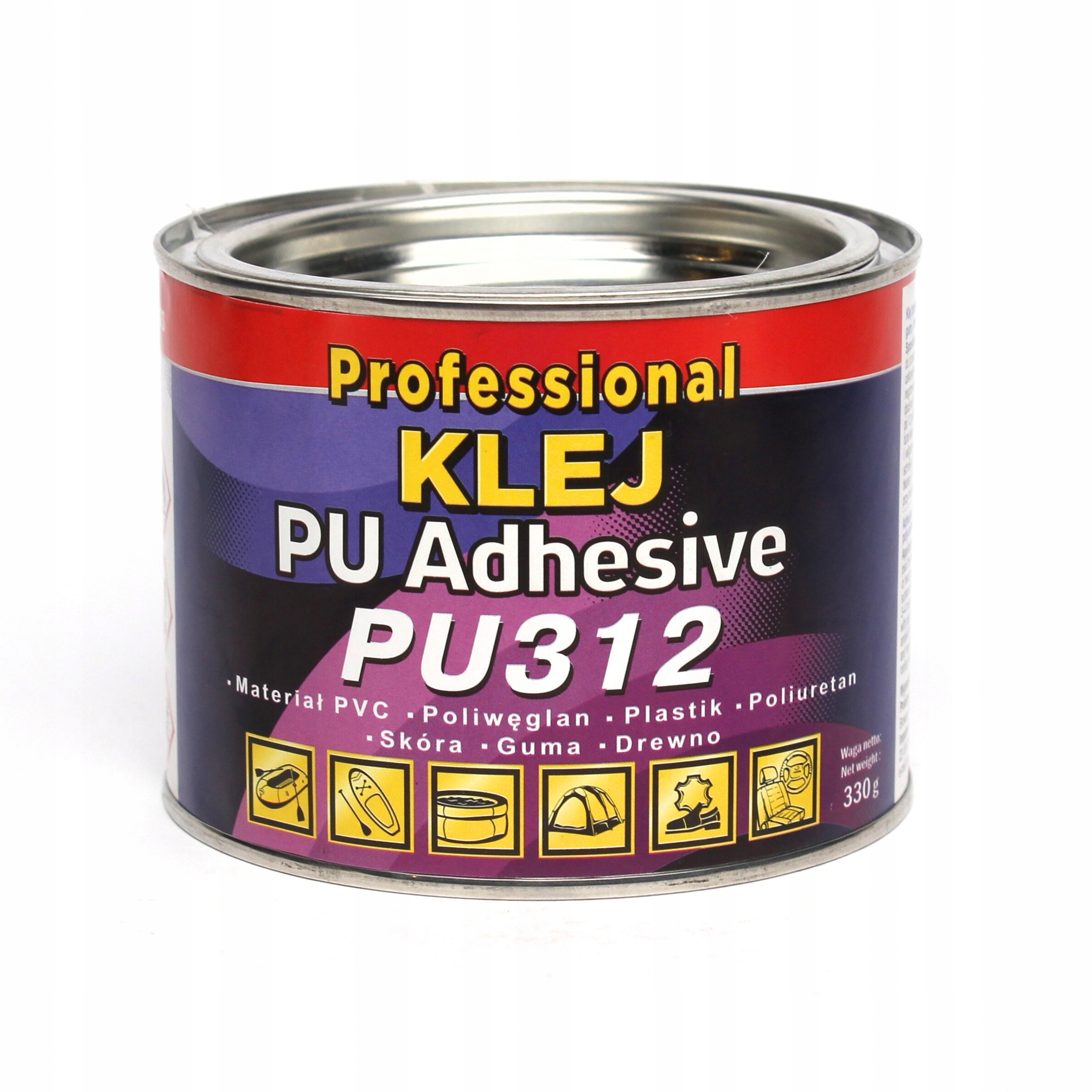 Klej PU-312 do pontonu basenu deski Sup Pvc do Plandeki Obuwia Namiot 330g