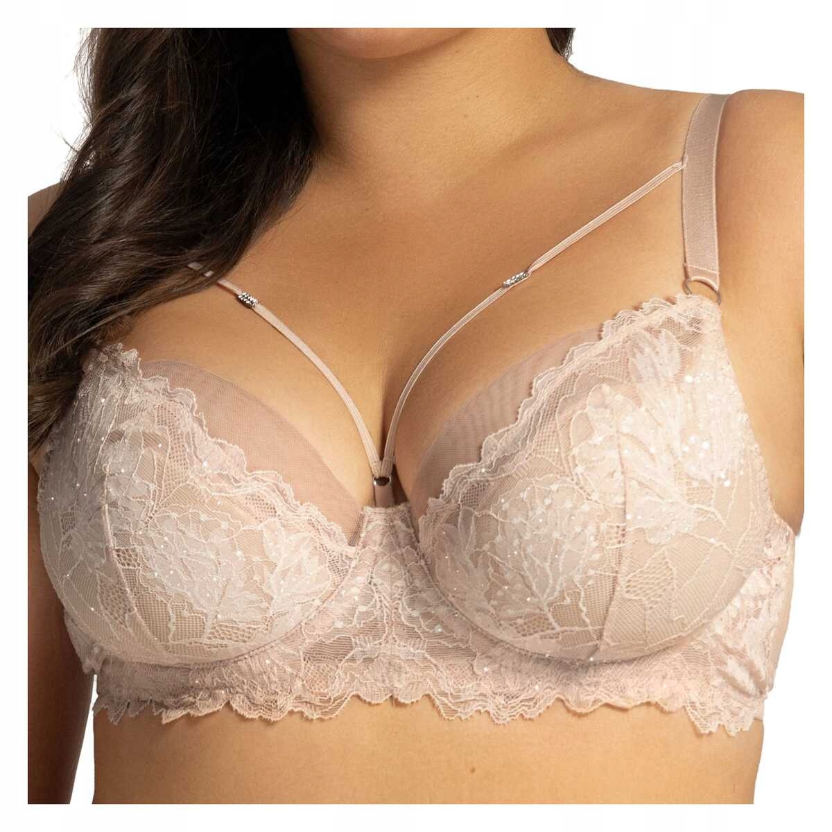 Ava Podprsenka vyztužená krajková podprsenka Fiesta 2154 shimmer plus 100F