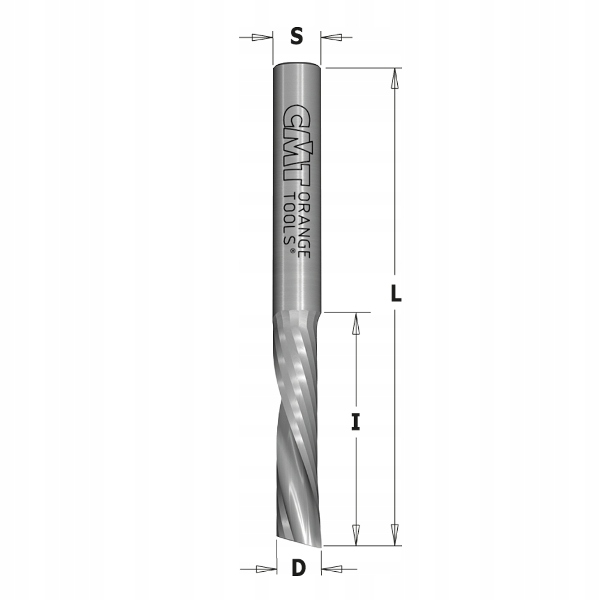 Cmt Frez Spiralny Wykańczający Z1 D6 I27 S6 Neg.