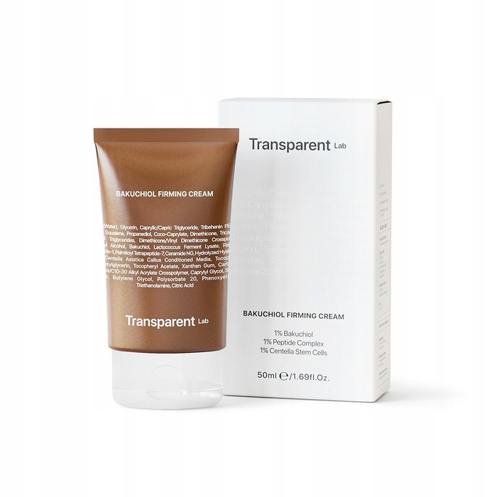 Transparent Lab Bakuchiol Krem Ujędrniający Roślinny Retinol Peptydy 50ml