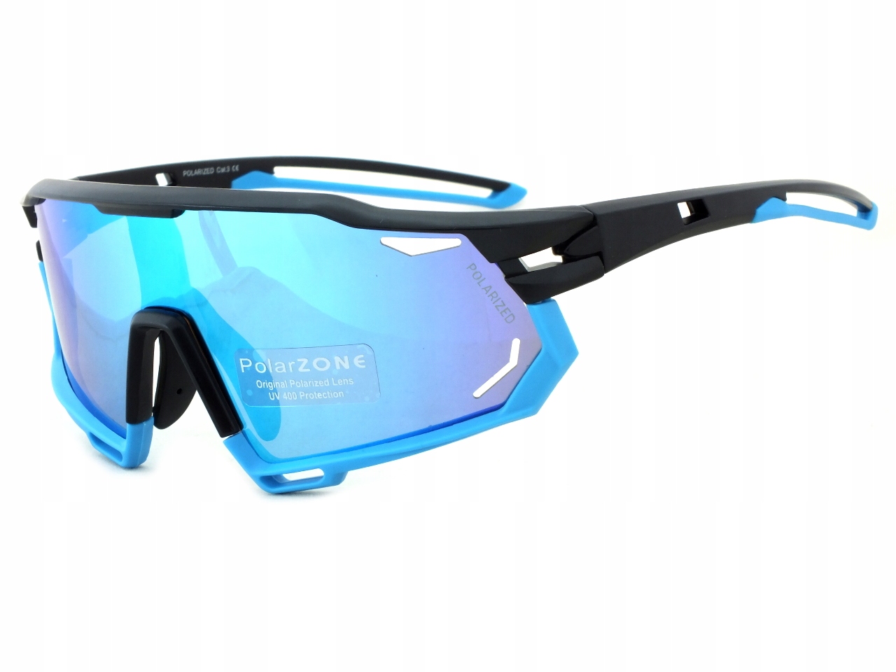 PolarZONE profesjonalne Okulary sportowe dla rowerzystów Lustrzanki zestaw