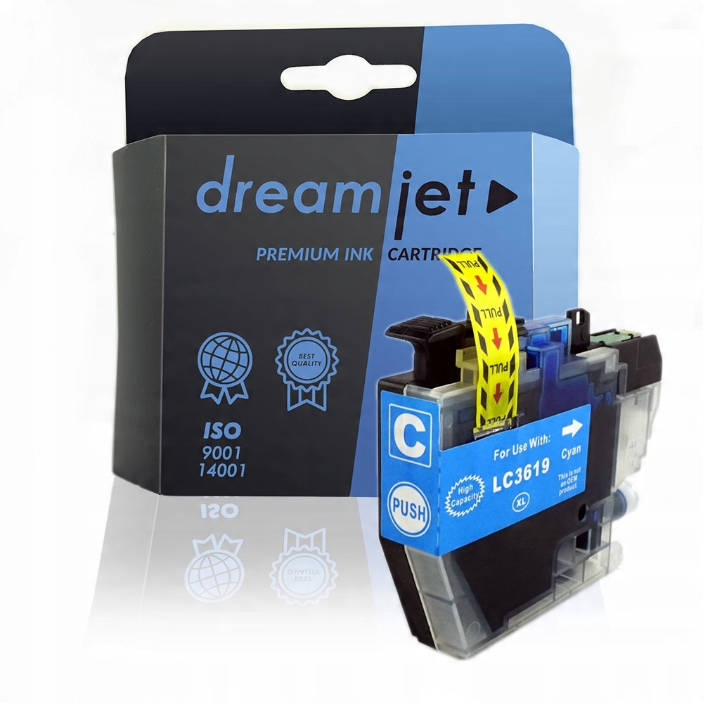

Tusz cyan do Brother LC3619 XL MFCJ3590DW J3930DW