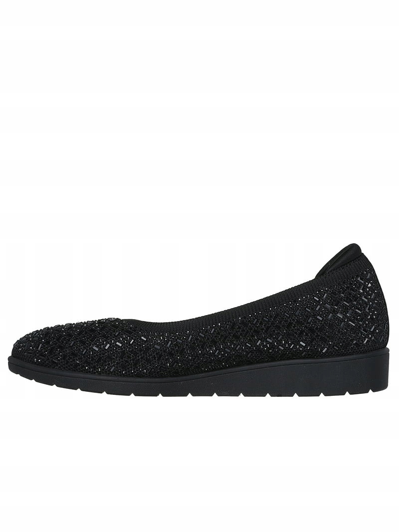 baleríny značky Skechers, model Cleo 2.0 Glitzy Daze v černé barvě