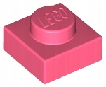 

Lego 3024 Koralowa 1x1 płytka plate 2szt Nowy