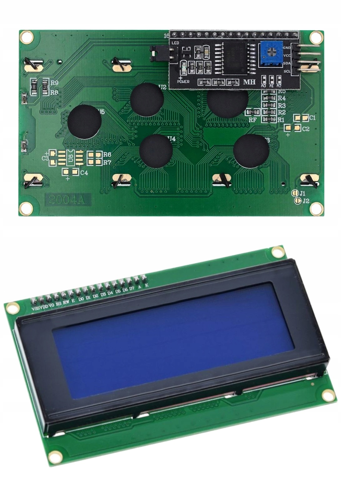 

480 Wyświetlacz LCD 2004 4x20 HD44780 Konwerter