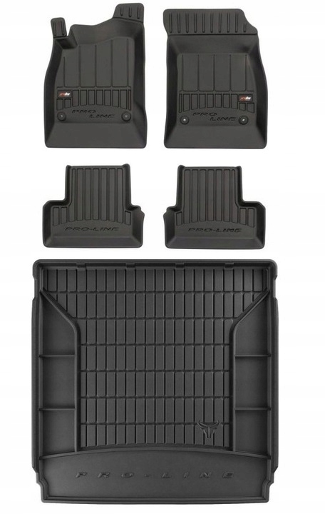 Set 3D gumové rohože Opel Astra 4 J Sedan 2012-2019 dkz