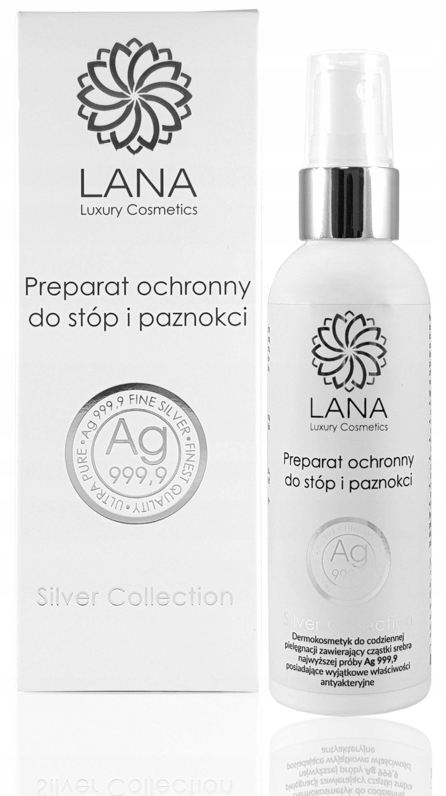 

Spray na grzybicę paznokci i stóp z jonami srebra