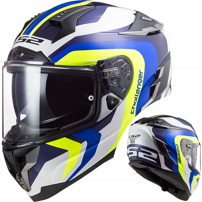 Kask LS2 FF327 Challenger Galactic White Blue XS Producent LS2