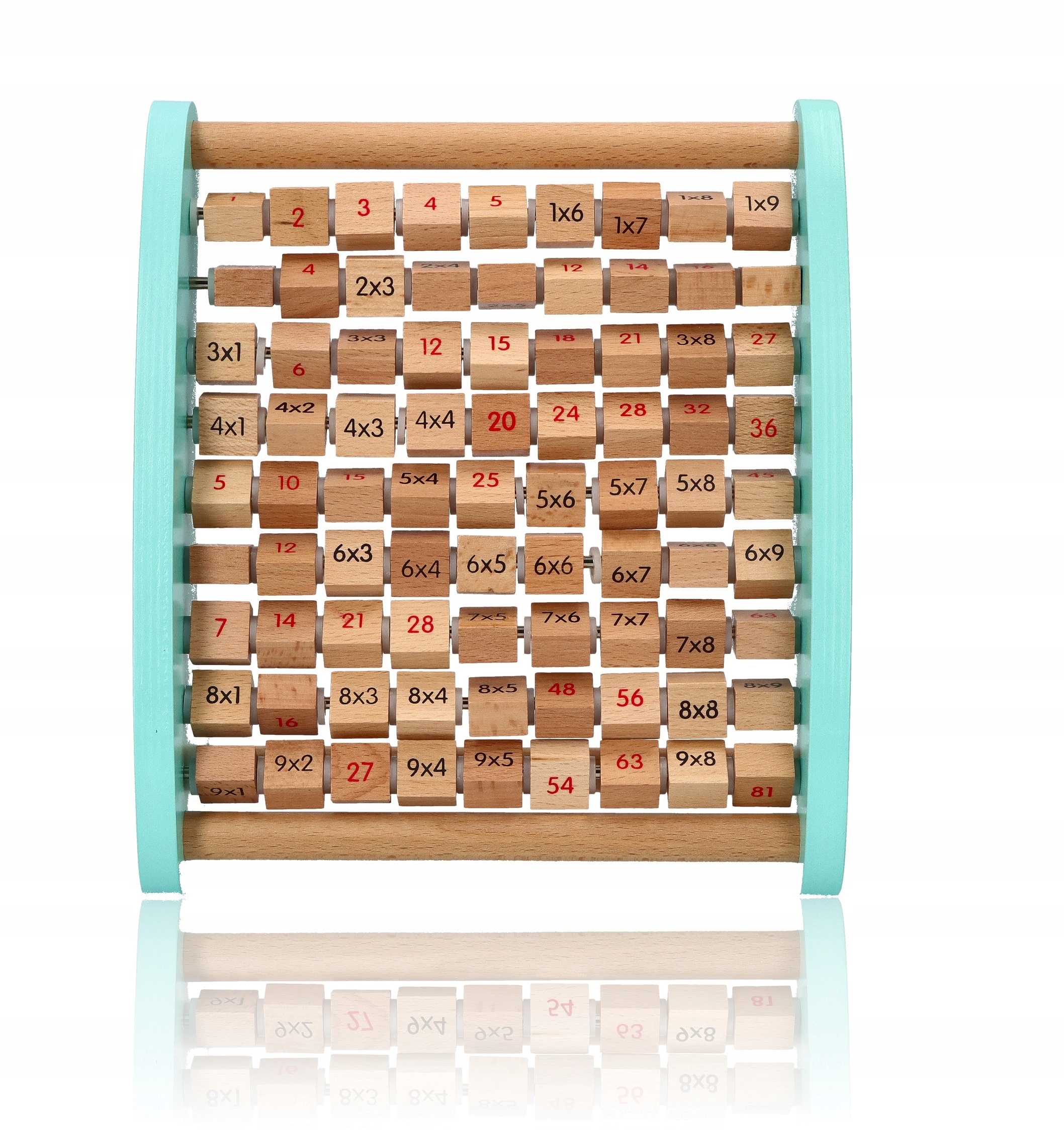 ZABAWKA DLA DZIECKA TABLICZKA MNOŻENIA DREWNIANA WCZESNA NAUKA DLA DZIECI Kod producenta N5010