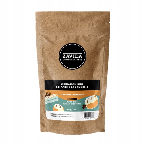 Zavida Cinnamon Bun – káva káva s příchutí skořicových rohlíků 340 g