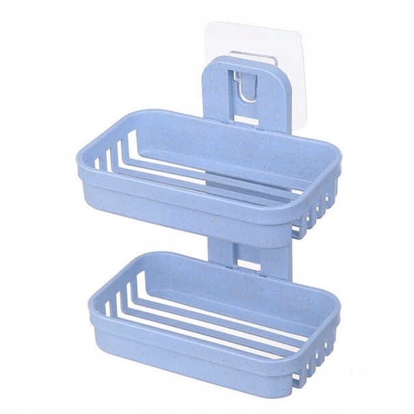 

Ścienna Podwójna Półka Na Mydło Przybory Akcesoria