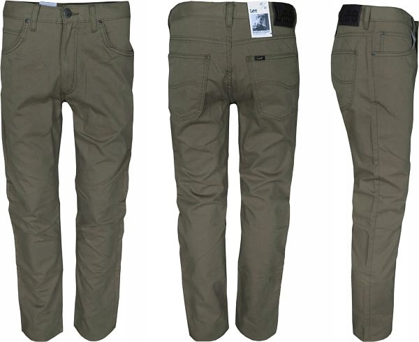 LEE BROOKLYN SPODNIE PROSTE KLASYCZNE W34 L32
