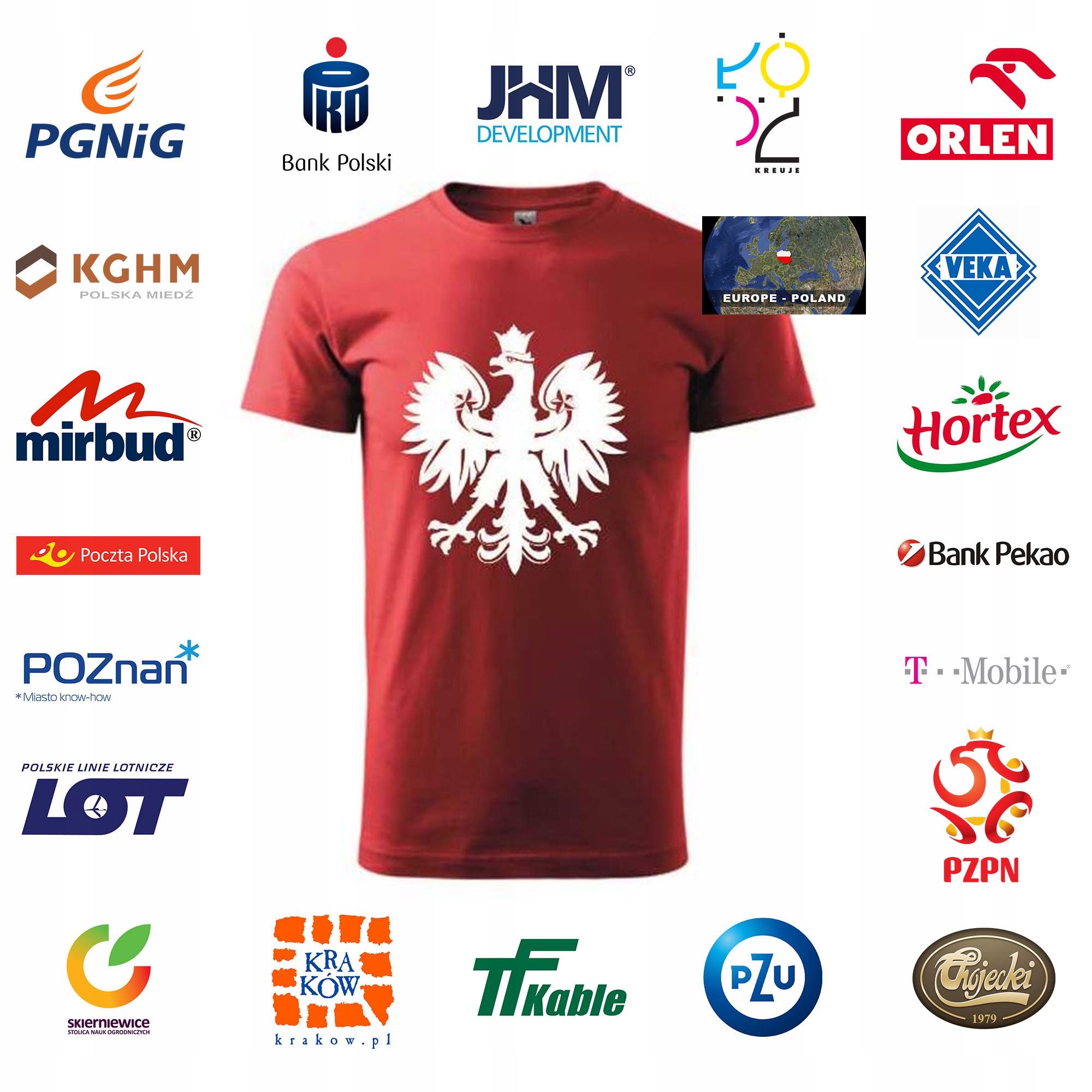 POLSKA , koszulka REPREZENTACJI POLSKI JUNIOR Marka EU