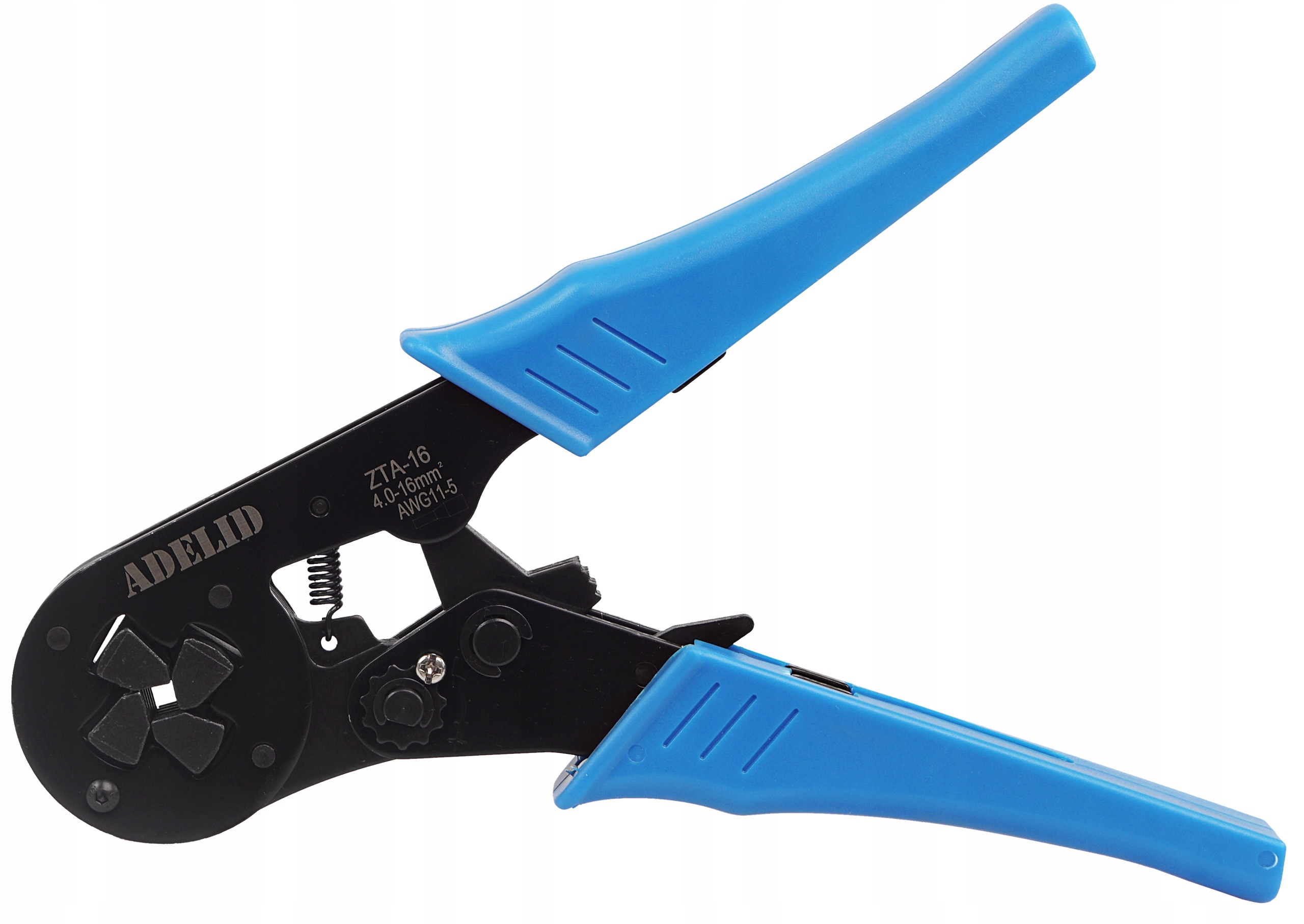 ZACISKARKA PRASKA KOŃCÓWEK TULEJEK KABLI 4-16 mm Minimalny przekrój przewodu 4 mm²