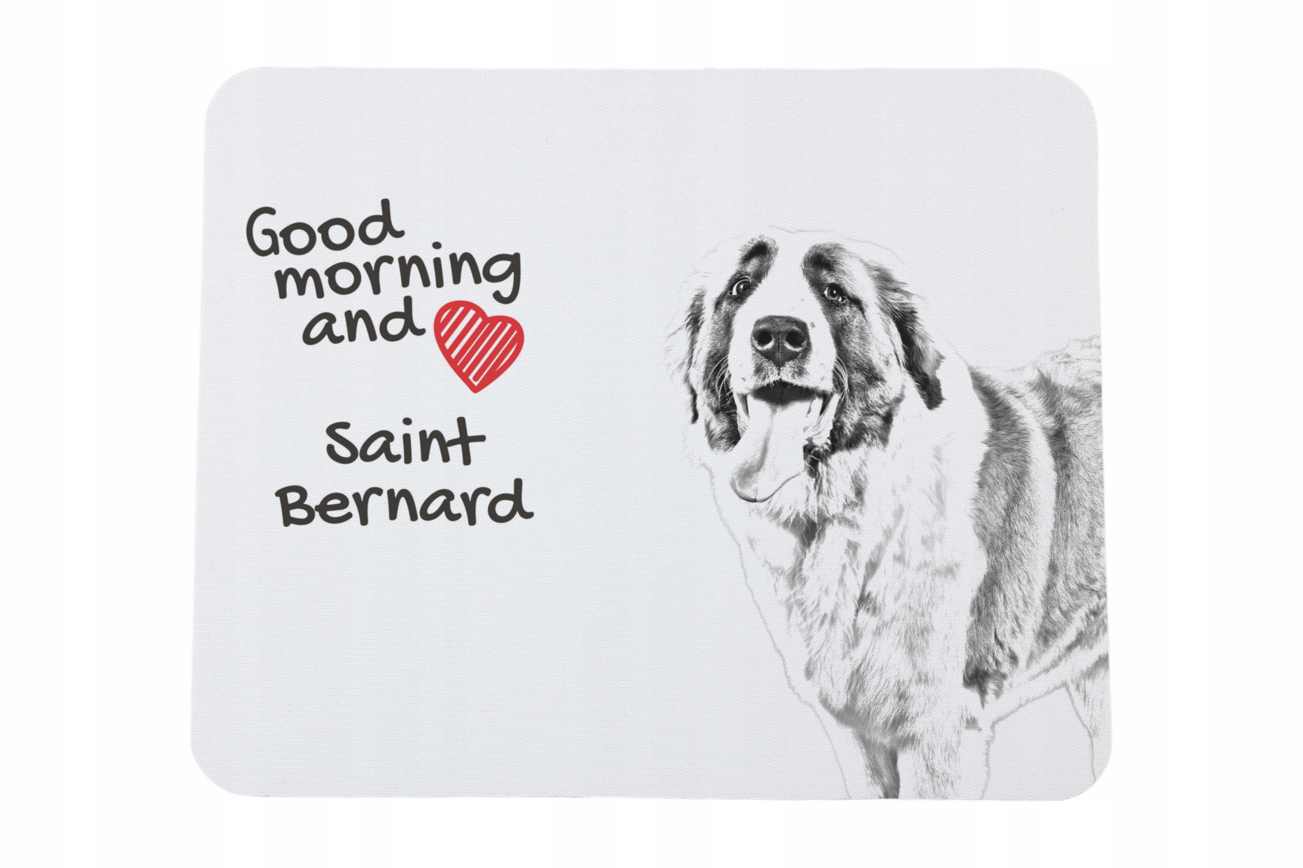 Bernardyn, Pies św. Bernarda podkładka pod myszkę z nadrukiem, personaliz