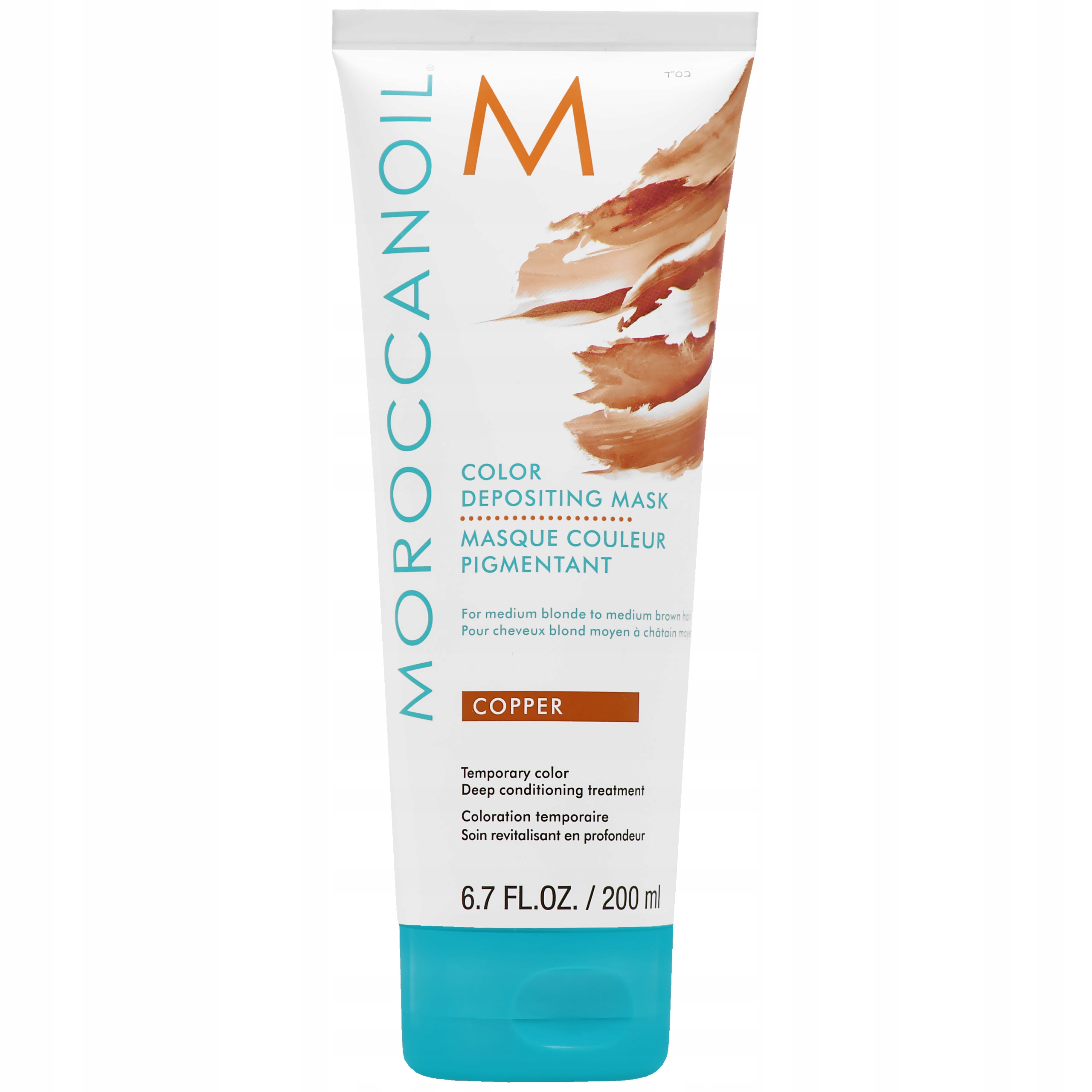 Moroccanoil Color Deposit Mask Copper tónovací maska na vlasy, 200 Ml