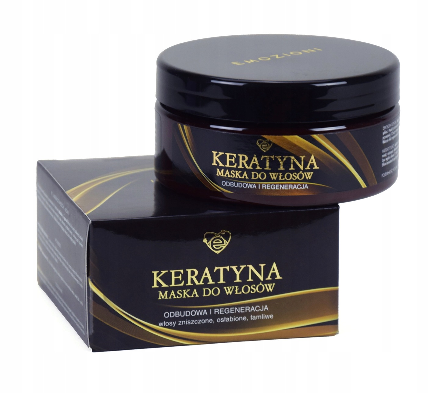 MASKA DO WŁOSÓW Z KERATYNĄ I WIT.B5 LUKSUSOWA ODBUDOWA EMOZIONI 300ml