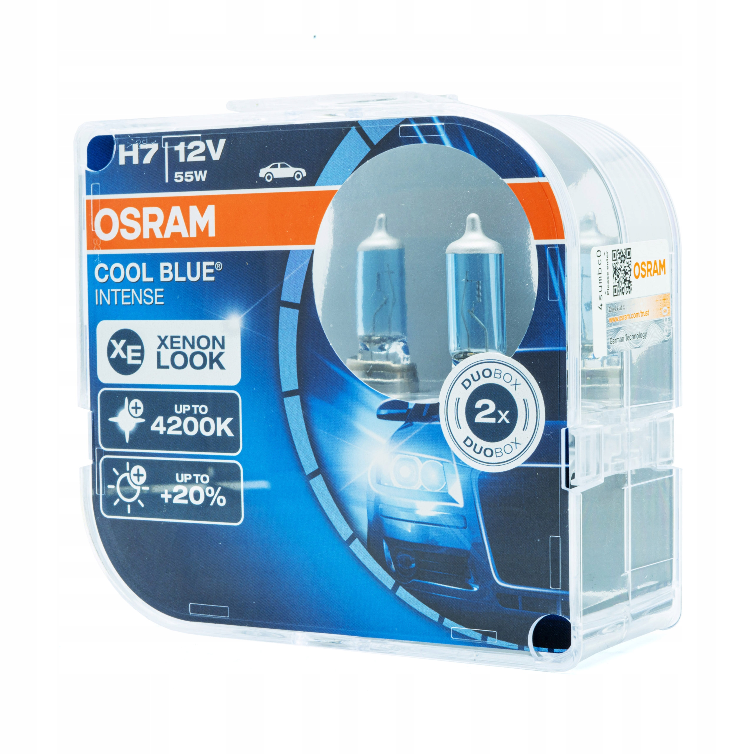 

Żarówki H7 Osram Cool Blue 4200K Duo Box