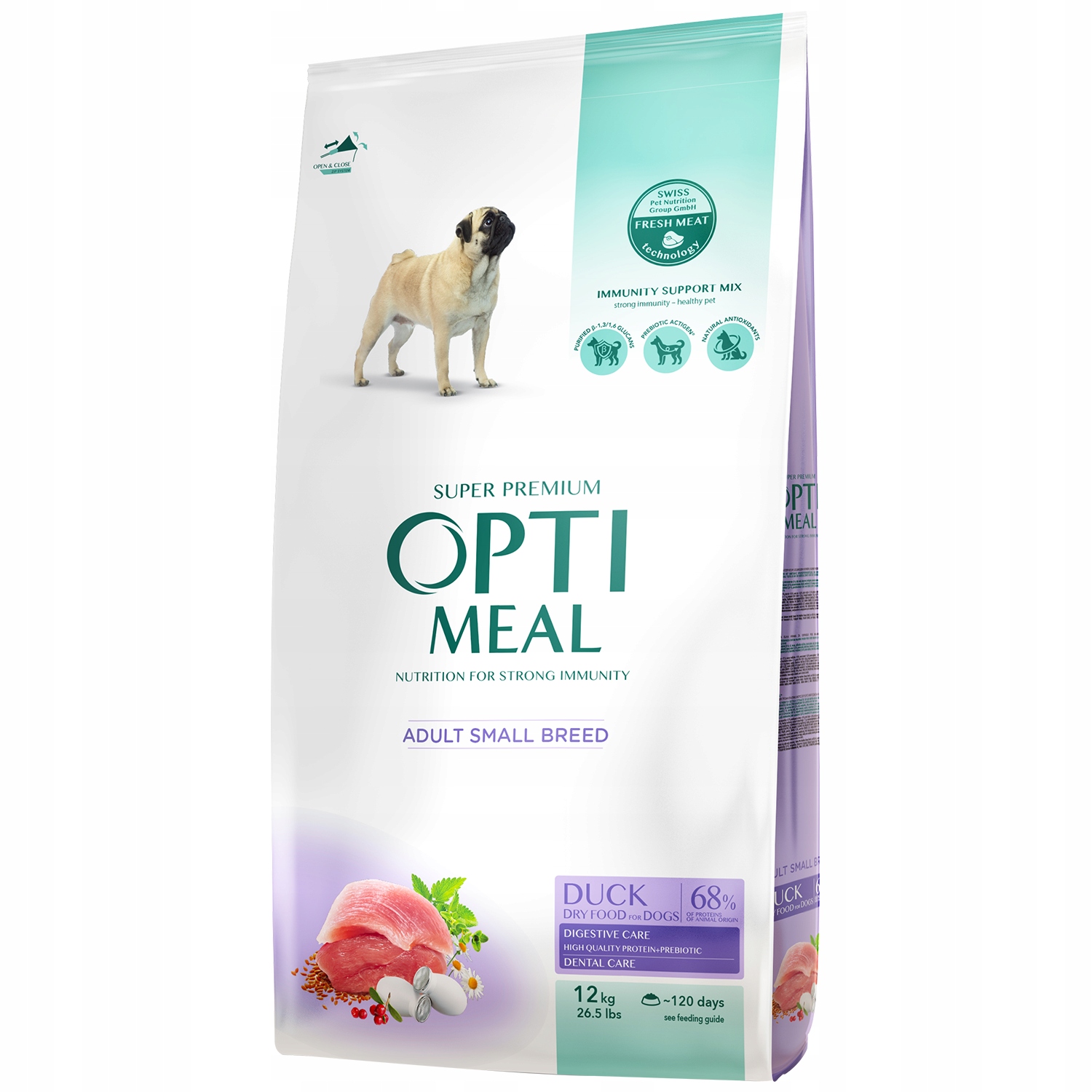 Opti Meal Adult Small Duck Kaczka 12kg