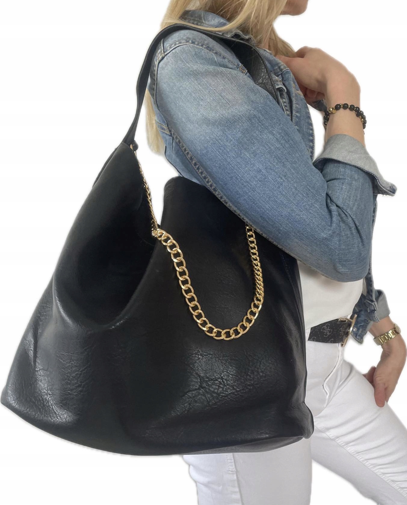 TOREBKA SHOPPER WOREK SHOPPER ŁAŃCUCH 2 W 1 Płeć kobieta