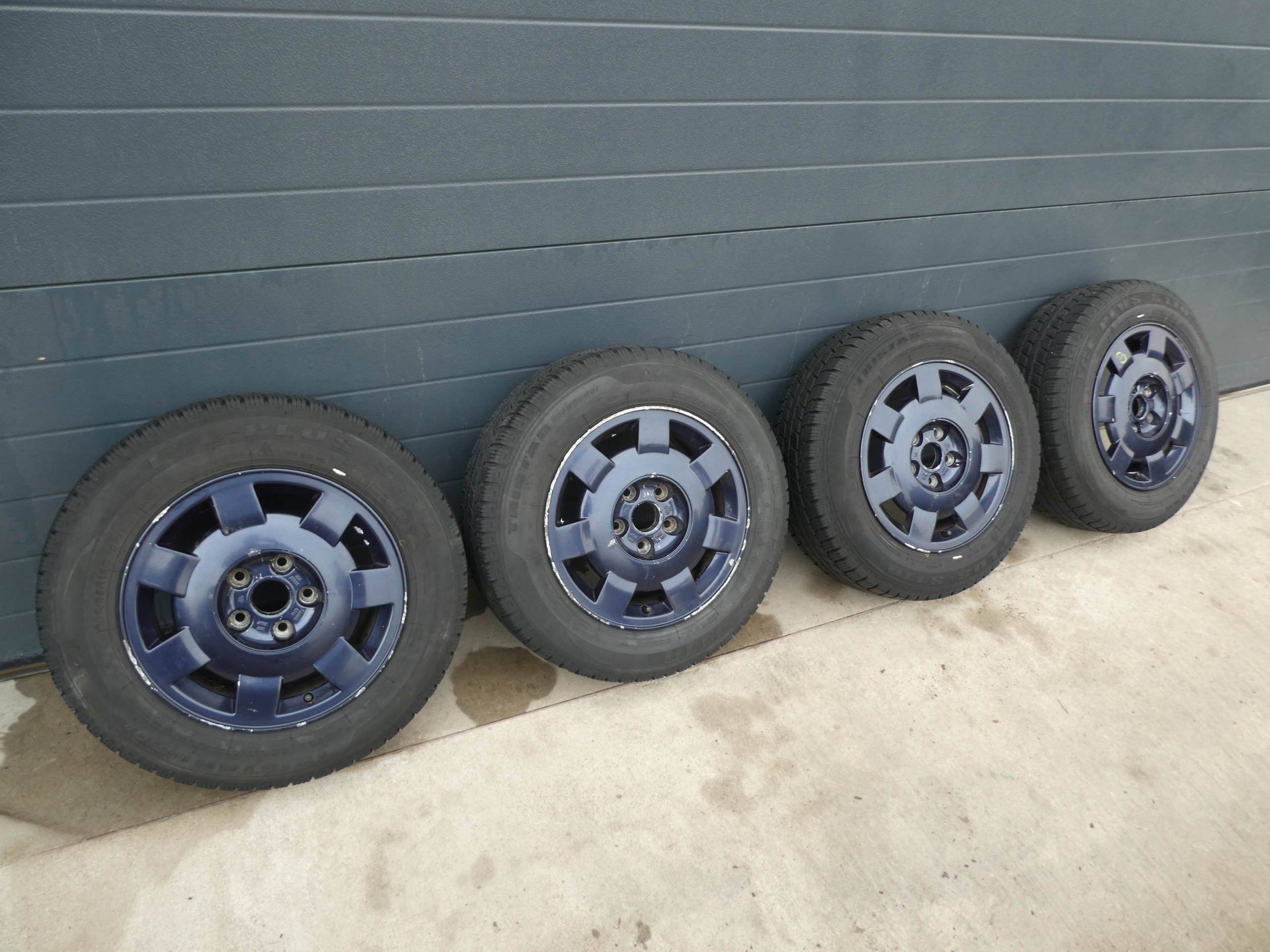 4X wheels discs tyres VW T4 7D0601025 2017R