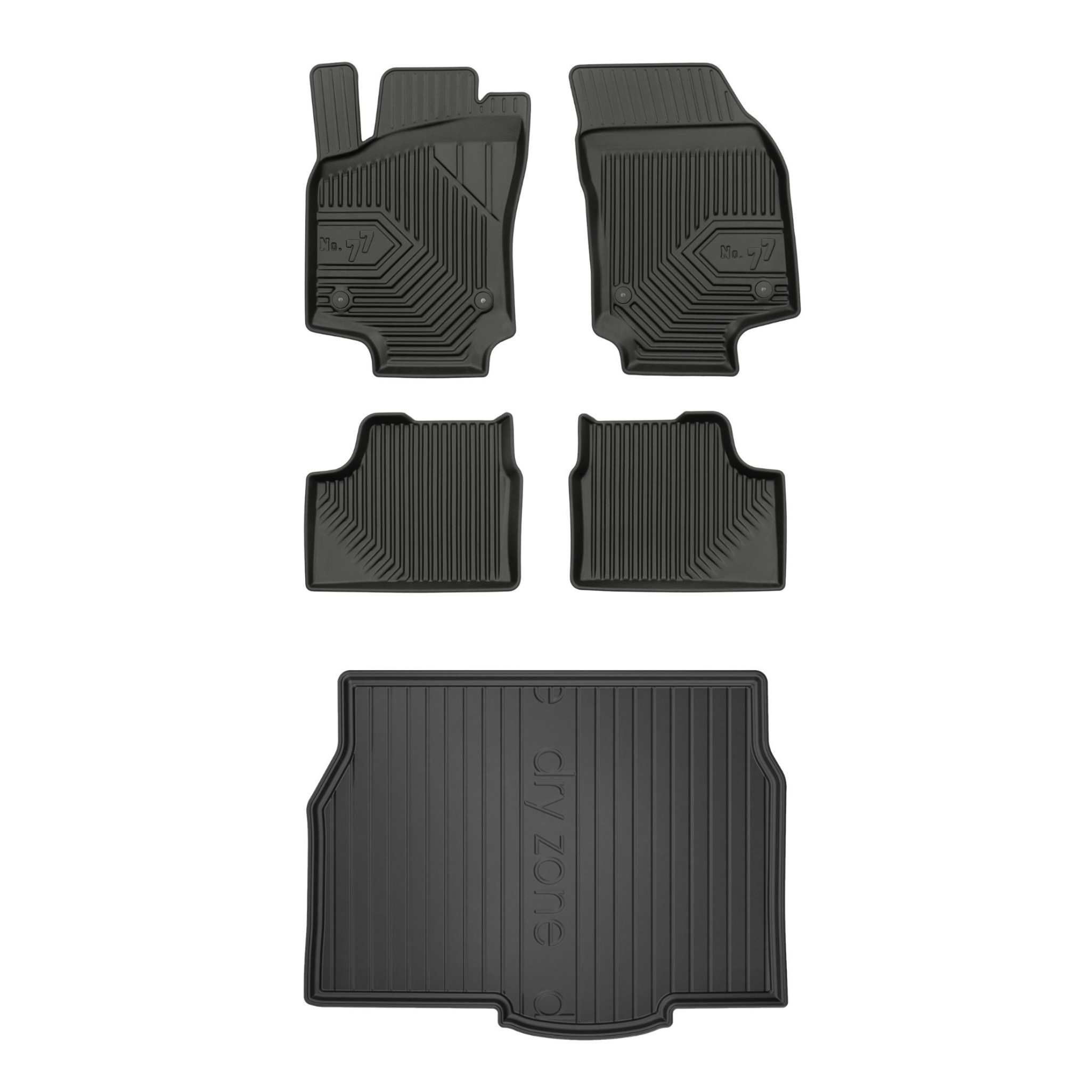 Sada gumových kobercov a rohoží pre Opel Astra H