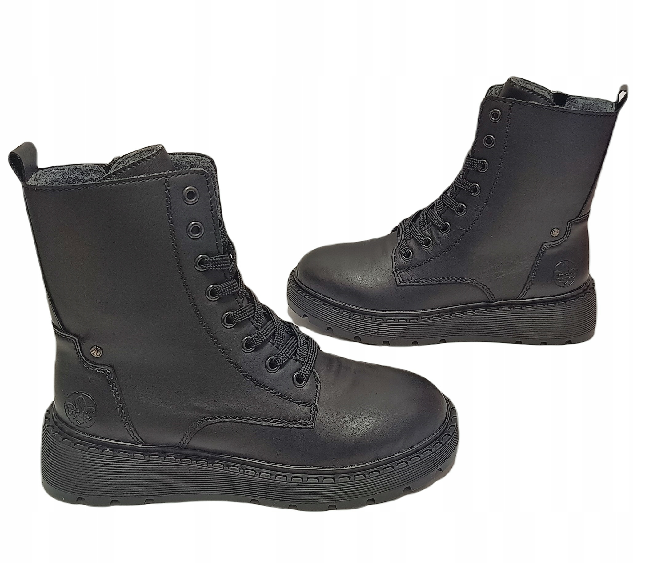 Kotníkové Boty zateplené plst Rieker 70401-00 Černá r40