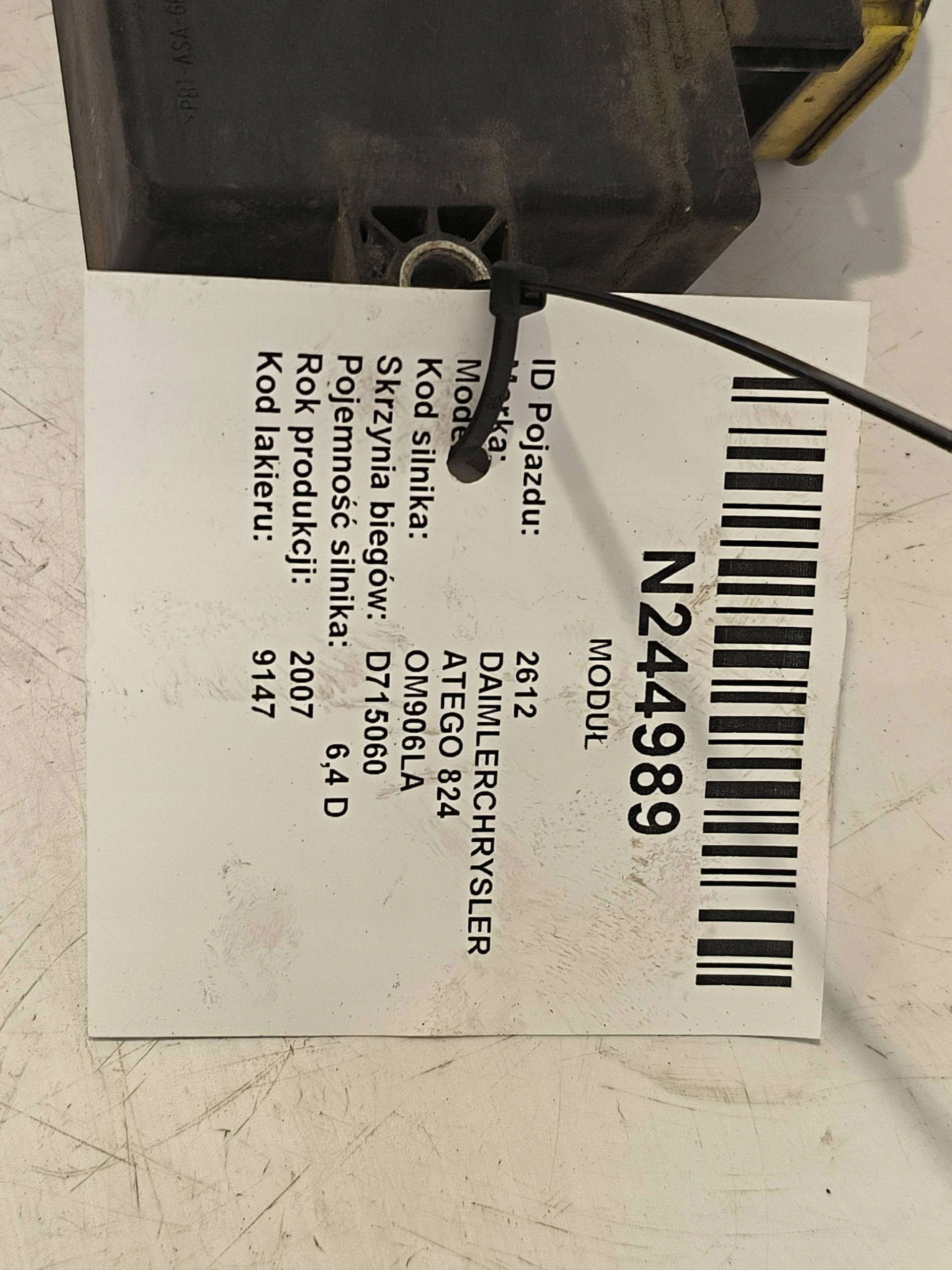 modulo A0025409045 DAIMLERCHRYSLER ATEGO 824