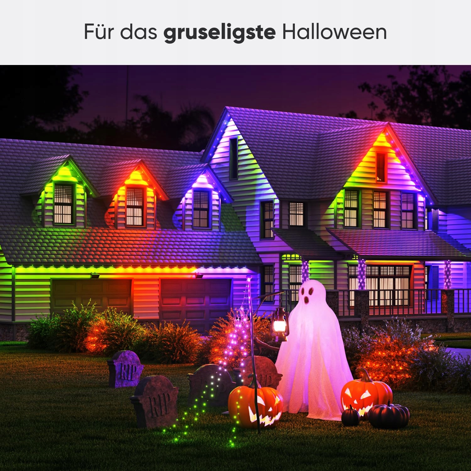 Nanoleaf Lampy Ścienne Zewnętrzne RGBICW WiFi Głosowe Smart IP67 15m — miniatura 8