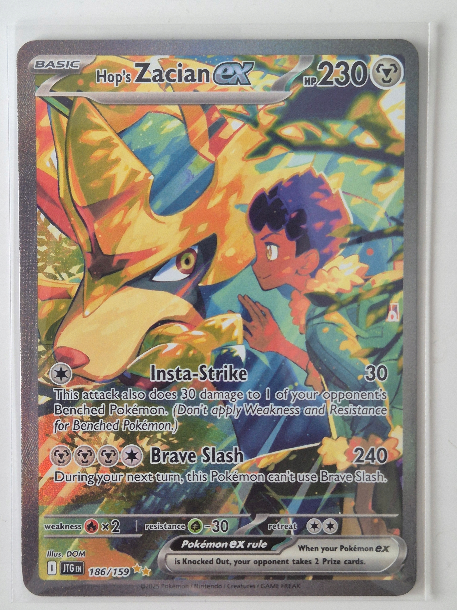 Hop's Zacian 186 JTG 186/159 Journey Together