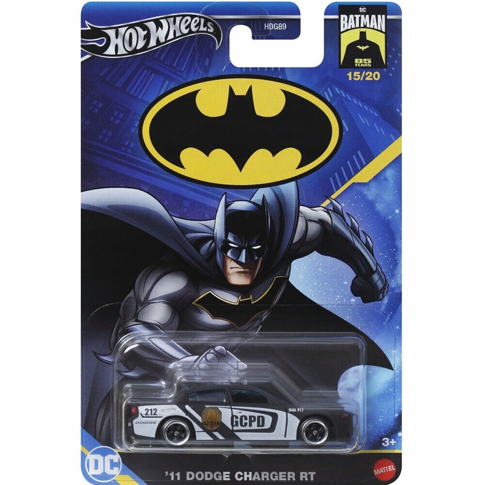 '11 Dodge Charger RT 1/64 DC BATMAN HW SILVER SERIES HRW30 ...