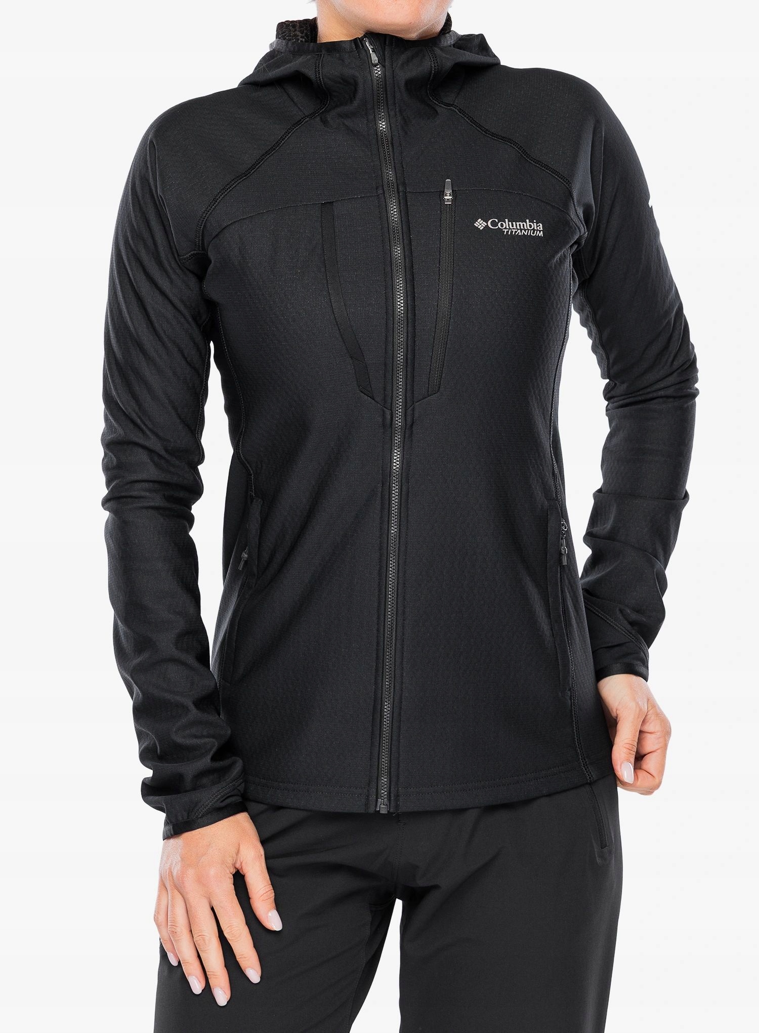 Dámská bunda Columbia Arctic Crest Bonded Full Zip černá M