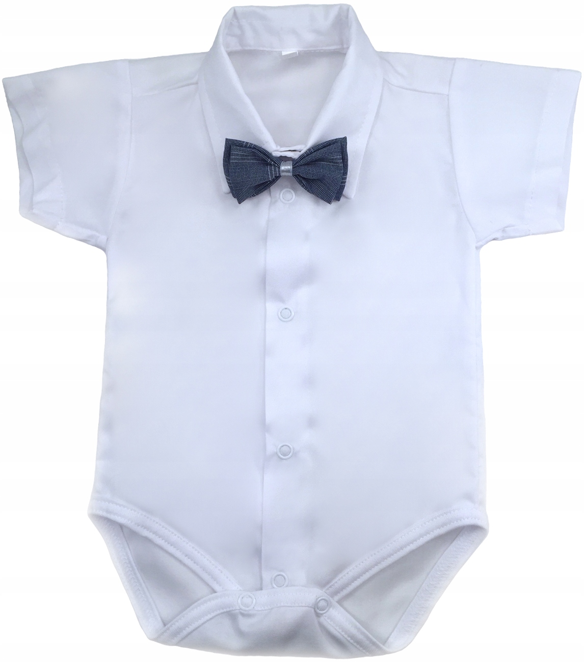 

Koszula Body Mucha białe we wzorki wizytowe 62 cm