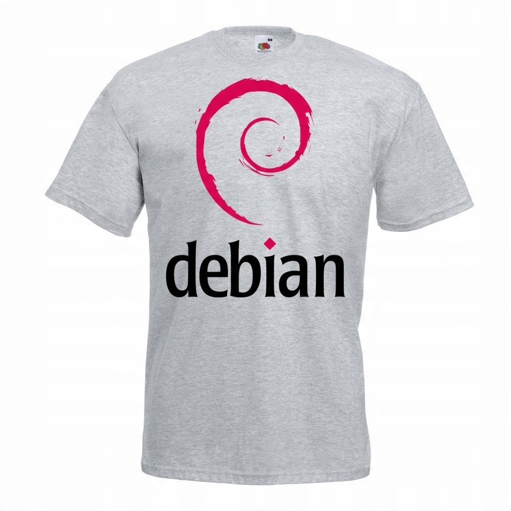 

Koszulka z nadrukiem debian logo It informatyk S