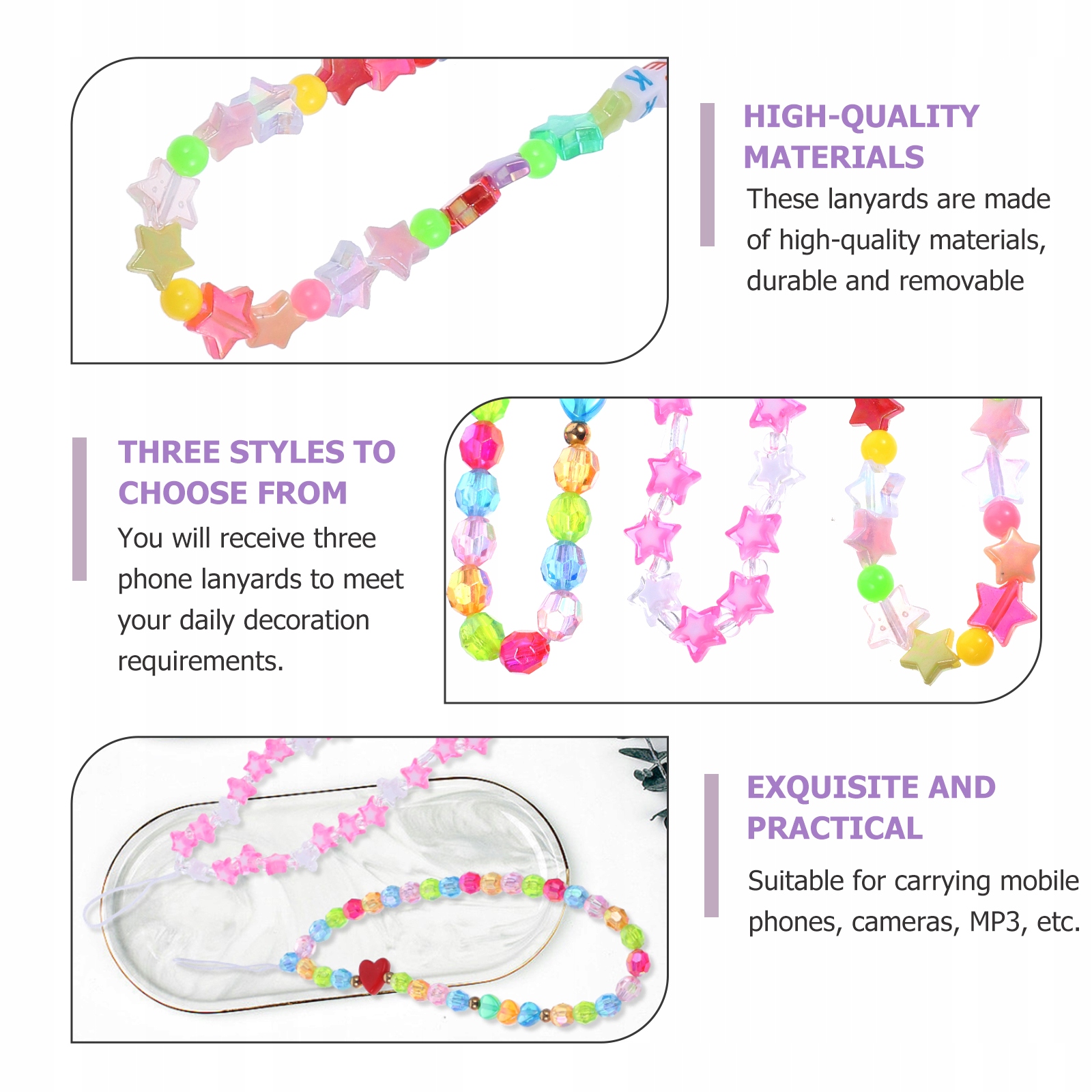 Łańcuszek do telefonu komórkowego Inteligentn Producent bez marki