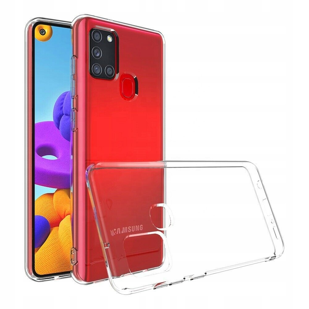 

Etui Przezroczyste +szkło na Samsung A21s 2MM