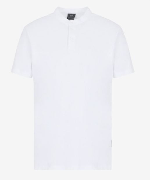 Armani Exchange polo 3RZFHK Zjycz 1100 biały XXL