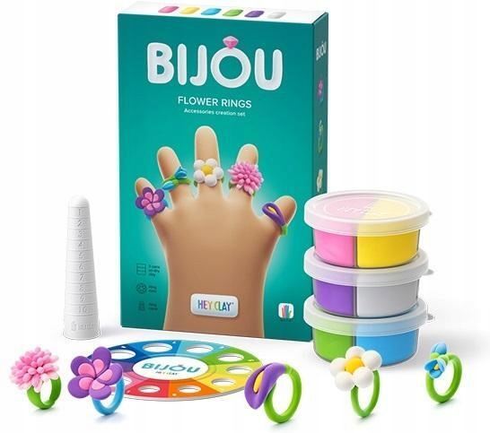 Hey Clay Bijou - Flower rings