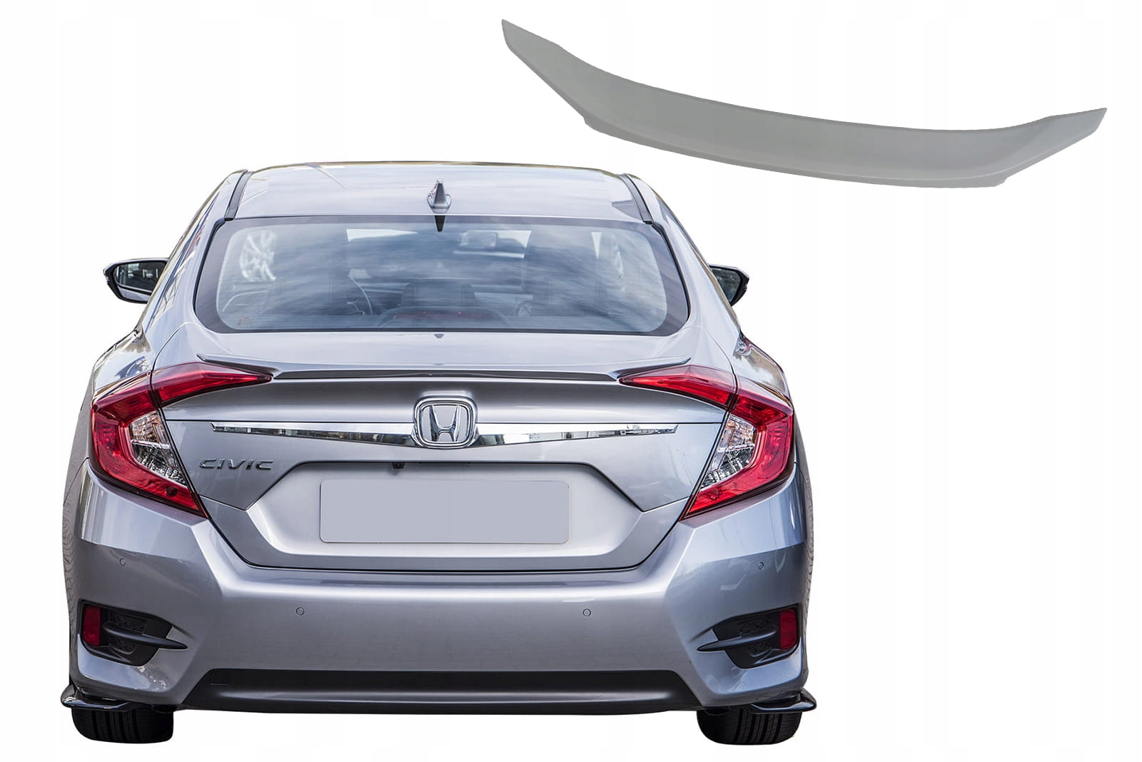5905226083446 - HONDA CIVIC X 16-21 ЗАДНИЙ СПОЙЛЕР КРЫЛО ЭЛЕРОН