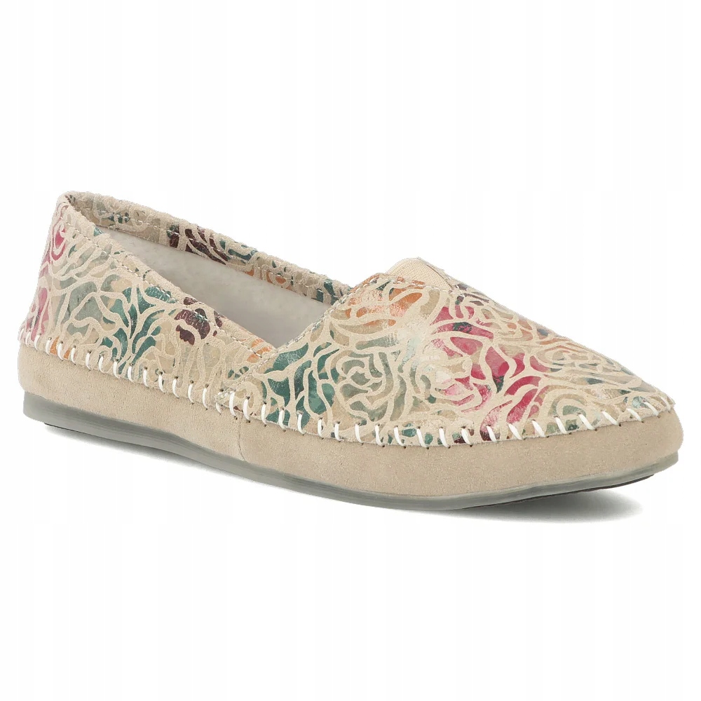 Buty damskie skórzane półbuty Filippo lekkie płaskie r.38