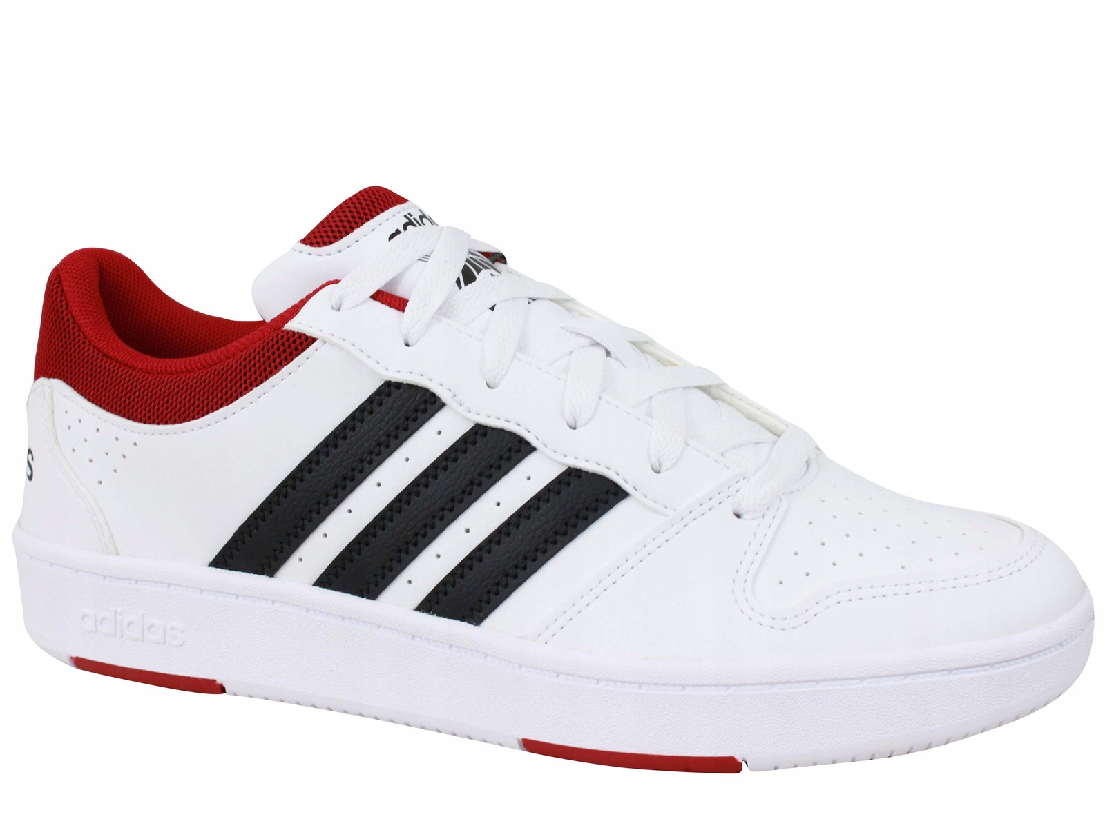 Adidas Hoops Classic KI1061 Buty Męskie Trampki Tenisówki Biało Czerwone