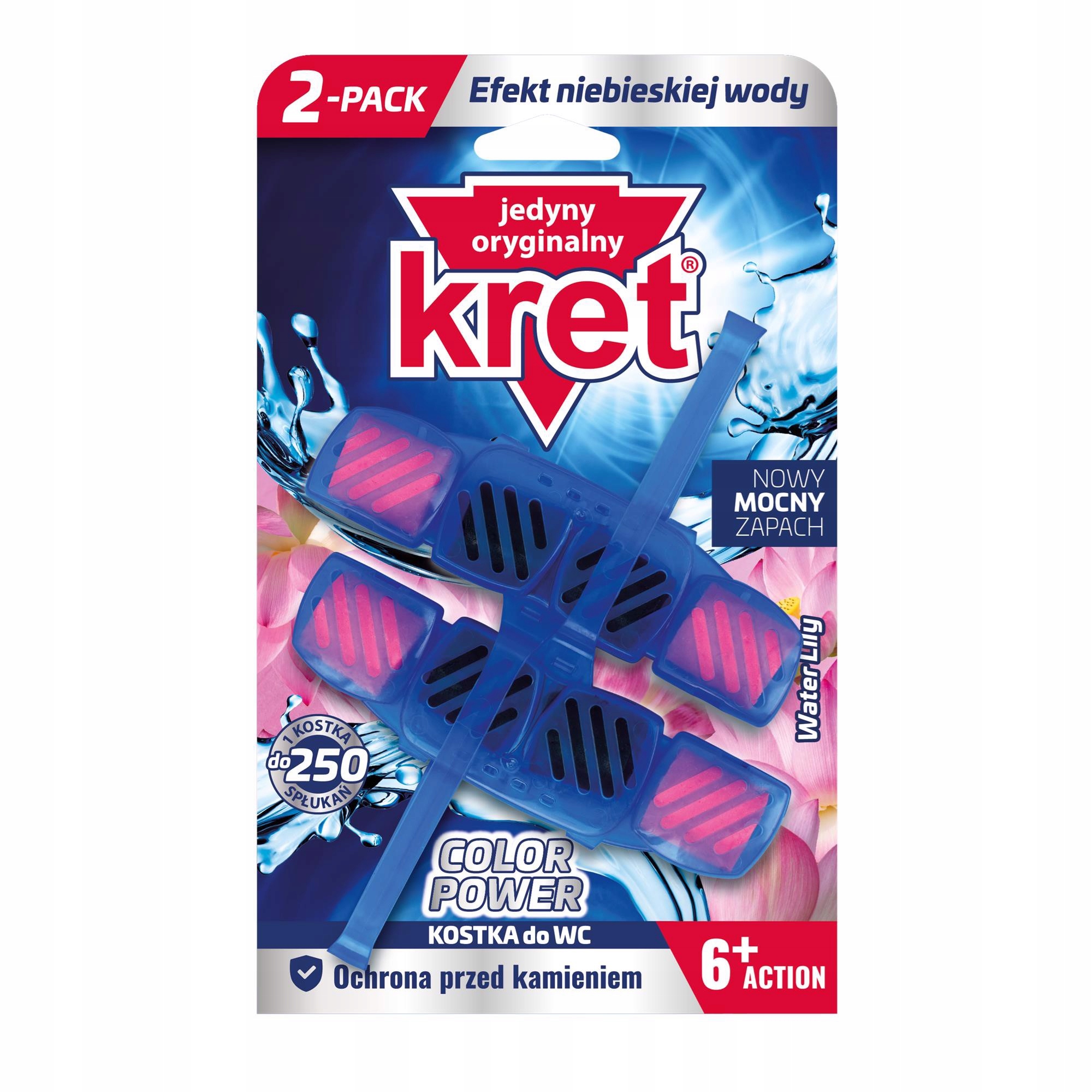 

Kret Color Power Water Lily Kostka do Wc 2 x 40 g