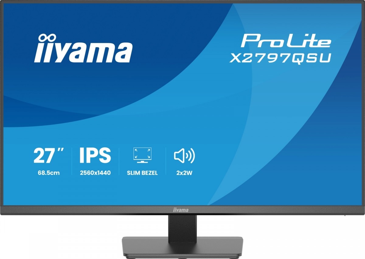 Monitor 27 palcov X2797QSU-B1 IPS,QHD,HDMI,DP,350cd, 75Hz, 4x Usb, bezrámový